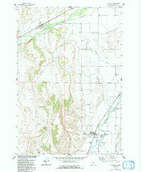 Fromberg Montana Historical topographic map, 1:24000 scale, 7.5 X 7.5 Minute, Year 1956