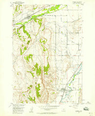Fromberg Montana Historical topographic map, 1:24000 scale, 7.5 X 7.5 Minute, Year 1956