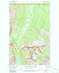 Gable Mountain Montana Historical topographic map, 1:24000 scale, 7.5 X 7.5 Minute, Year 1968