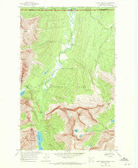 Gable Mountain Montana Historical topographic map, 1:24000 scale, 7.5 X 7.5 Minute, Year 1968
