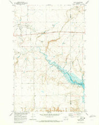 Galata Montana Historical topographic map, 1:24000 scale, 7.5 X 7.5 Minute, Year 1970