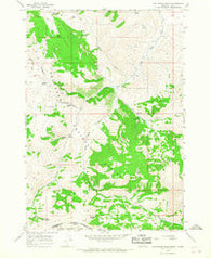 Gallagher Gulch Montana Historical topographic map, 1:24000 scale, 7.5 X 7.5 Minute, Year 1965