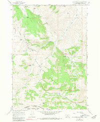 Gallagher Gulch Montana Historical topographic map, 1:24000 scale, 7.5 X 7.5 Minute, Year 1965