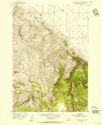 Gallagher Mountain Montana Historical topographic map, 1:24000 scale, 7.5 X 7.5 Minute, Year 1952