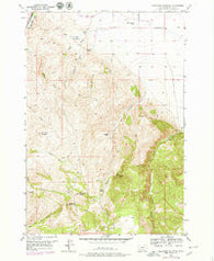 Gallagher Mountain Montana Historical topographic map, 1:24000 scale, 7.5 X 7.5 Minute, Year 1963