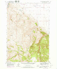 Gallagher Mountain Montana Historical topographic map, 1:24000 scale, 7.5 X 7.5 Minute, Year 1963