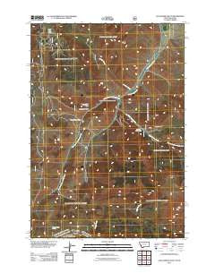 Gallagher Gulch Montana Historical topographic map, 1:24000 scale, 7.5 X 7.5 Minute, Year 2011