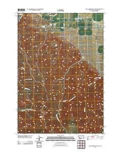 Gallagher Mountain Montana Historical topographic map, 1:24000 scale, 7.5 X 7.5 Minute, Year 2011