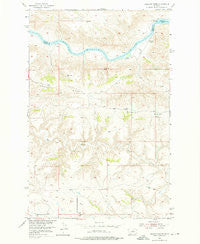Gallatin Rapids Montana Historical topographic map, 1:24000 scale, 7.5 X 7.5 Minute, Year 1954
