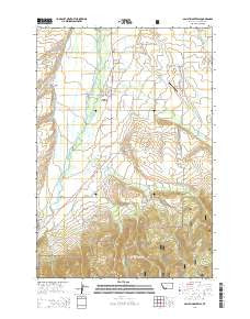 Gallatin Gateway Montana Current topographic map, 1:24000 scale, 7.5 X 7.5 Minute, Year 2014