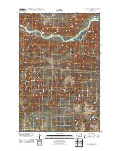 Gallatin Rapids Montana Historical topographic map, 1:24000 scale, 7.5 X 7.5 Minute, Year 2011