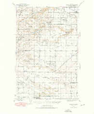 Gallup City Montana Historical topographic map, 1:62500 scale, 15 X 15 Minute, Year 1938