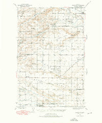 Gallup City Montana Historical topographic map, 1:62500 scale, 15 X 15 Minute, Year 1938