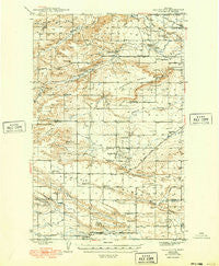 Gallup City Montana Historical topographic map, 1:62500 scale, 15 X 15 Minute, Year 1942