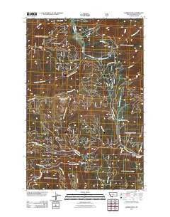 Garden Point Montana Historical topographic map, 1:24000 scale, 7.5 X 7.5 Minute, Year 2011