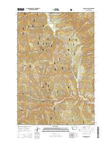 Garden Point Montana Current topographic map, 1:24000 scale, 7.5 X 7.5 Minute, Year 2014