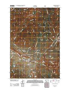 Gardiner Montana Historical topographic map, 1:24000 scale, 7.5 X 7.5 Minute, Year 2011
