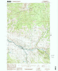 Gardiner Montana Historical topographic map, 1:24000 scale, 7.5 X 7.5 Minute, Year 1986