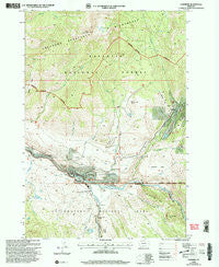 Gardiner Montana Historical topographic map, 1:24000 scale, 7.5 X 7.5 Minute, Year 2000