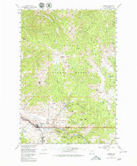 Gardiner Montana Historical topographic map, 1:62500 scale, 15 X 15 Minute, Year 1955