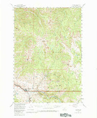 Gardiner Montana Historical topographic map, 1:62500 scale, 15 X 15 Minute, Year 1955