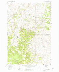 Garfield Peak Montana Historical topographic map, 1:24000 scale, 7.5 X 7.5 Minute, Year 1958