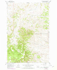 Garfield Peak Montana Historical topographic map, 1:24000 scale, 7.5 X 7.5 Minute, Year 1958