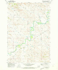 Garland School Montana Historical topographic map, 1:24000 scale, 7.5 X 7.5 Minute, Year 1969