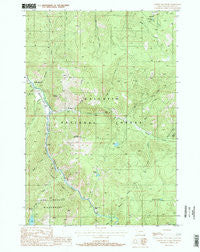 Garnet Mountain Montana Historical topographic map, 1:24000 scale, 7.5 X 7.5 Minute, Year 1988