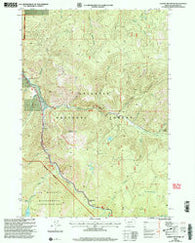 Garnet Mountain Montana Historical topographic map, 1:24000 scale, 7.5 X 7.5 Minute, Year 2000
