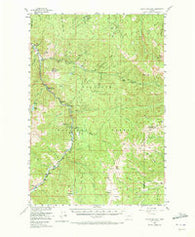 Garnet Mountain Montana Historical topographic map, 1:62500 scale, 15 X 15 Minute, Year 1955