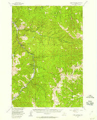 Garnet Mountain Montana Historical topographic map, 1:62500 scale, 15 X 15 Minute, Year 1955
