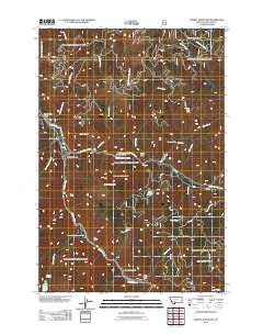 Garnet Mountain Montana Historical topographic map, 1:24000 scale, 7.5 X 7.5 Minute, Year 2011