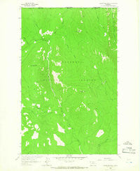 Garver Mountain Montana Historical topographic map, 1:24000 scale, 7.5 X 7.5 Minute, Year 1963