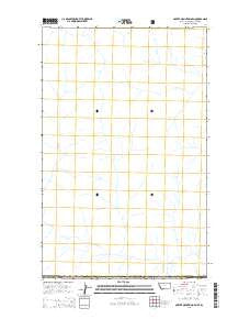 Garver Mountain OE N Montana Current topographic map, 1:24000 scale, 7.5 X 7.5 Minute, Year 2014
