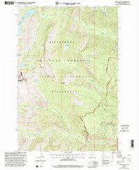 Gash Point Montana Historical topographic map, 1:24000 scale, 7.5 X 7.5 Minute, Year 1998