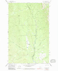 Gates Park Montana Historical topographic map, 1:24000 scale, 7.5 X 7.5 Minute, Year 1958