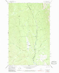 Gates Park Montana Historical topographic map, 1:24000 scale, 7.5 X 7.5 Minute, Year 1958