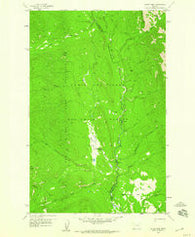 Gates Park Montana Historical topographic map, 1:24000 scale, 7.5 X 7.5 Minute, Year 1958