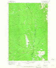 Gates Park Montana Historical topographic map, 1:24000 scale, 7.5 X 7.5 Minute, Year 1958