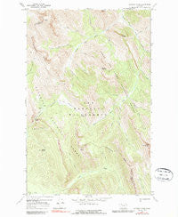 Gateway Pass Montana Historical topographic map, 1:24000 scale, 7.5 X 7.5 Minute, Year 1968