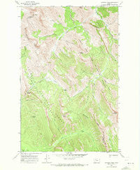 Gateway Pass Montana Historical topographic map, 1:24000 scale, 7.5 X 7.5 Minute, Year 1968