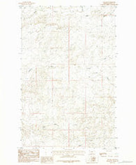 Gay Dam Montana Historical topographic map, 1:24000 scale, 7.5 X 7.5 Minute, Year 1984