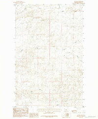 Gay Dam Montana Historical topographic map, 1:24000 scale, 7.5 X 7.5 Minute, Year 1984