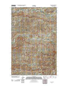 Gay Dam Montana Historical topographic map, 1:24000 scale, 7.5 X 7.5 Minute, Year 2011