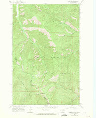 Gem Peak Montana Historical topographic map, 1:24000 scale, 7.5 X 7.5 Minute, Year 1966