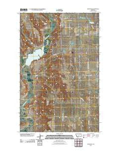 Genevieve Montana Historical topographic map, 1:24000 scale, 7.5 X 7.5 Minute, Year 2011