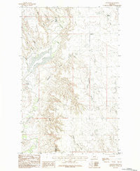 Genevieve Montana Historical topographic map, 1:24000 scale, 7.5 X 7.5 Minute, Year 1984