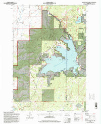 Georgetown Lake Montana Historical topographic map, 1:24000 scale, 7.5 X 7.5 Minute, Year 1996