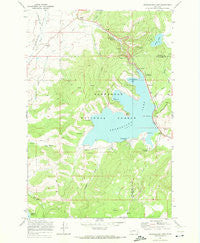 Georgetown Lake Montana Historical topographic map, 1:24000 scale, 7.5 X 7.5 Minute, Year 1971